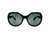 RAYBAN WOMEN iS ROUND BLACK SUNGLASSES