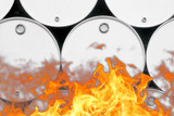 Is hydraulic fluid flammable?