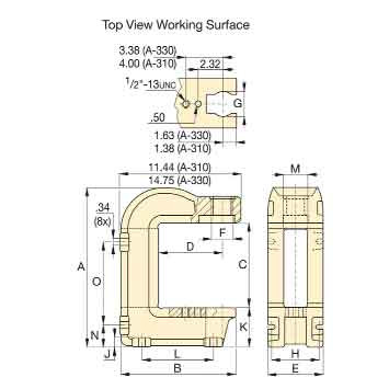 A310 (A310) 10 Ton Arbor Hydraulic Press from Enerpac