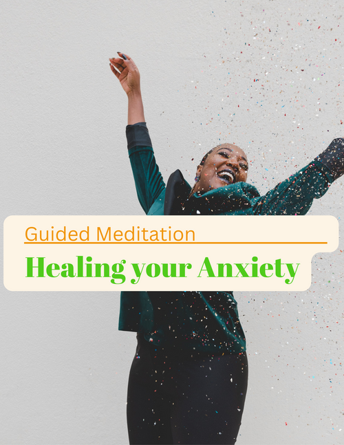 Healing your anxiety meditation tape cover