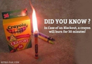 Crayon Candle