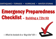 72 Hour Kit Emergency Checklist Nitro-Pak Can Help