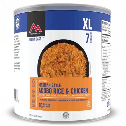 Mountain House Mexican Style Adobo Rice & Chicken #10 Can