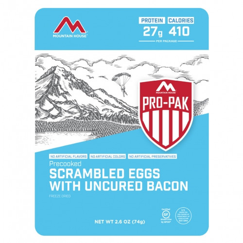 MILITARY Mountain House Eggs with Bacon  Pro-Pak Pouch