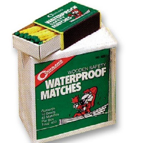 Waterproof Matches (10 boxes of 40 matches)