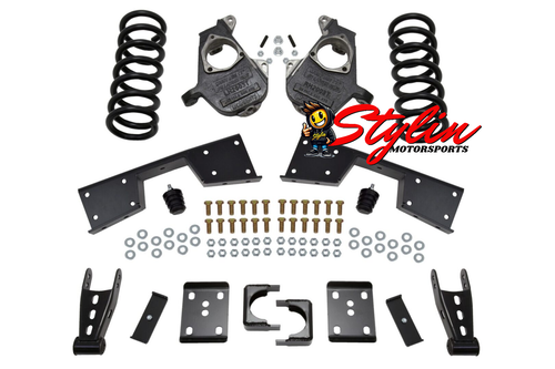 1999-2000  GM  1500  Trucks,  5"/7"  Lowering  Kit,  16"+ Wheels,  Ext  Cab/Crew Cab,  2WD