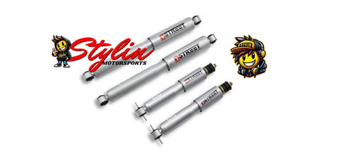 Shock  Absorber  Set,  Street  Performance  Shock  Set  (Lowered),  Front  2.0",  Rear  2.0"  to  3.0"