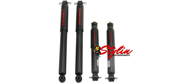Shock  Absorber  Set,  Nitro  Drop  2  Shock  Set  (Lowered),  Front  0.0"  to  2.0",  Rear  0.0"  to  3.0"