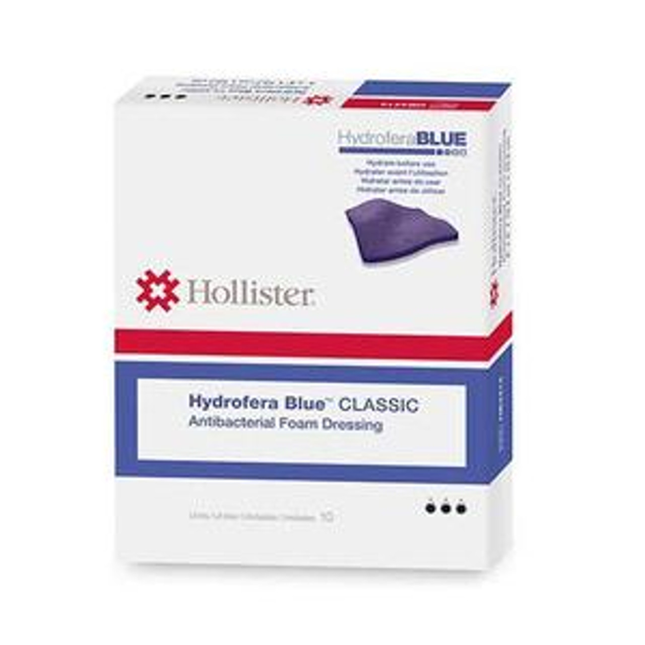 HB2214 Hollister Hydrofera BLUE Foam Classic Foam Wound Dressings 2 x 2