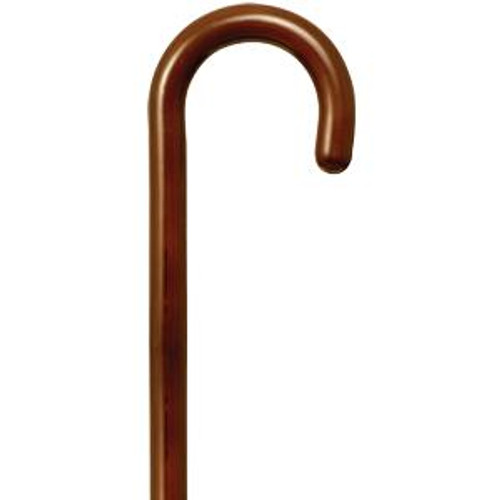 Alex Orthopedic Tourist Handle Cane Walnut Stain