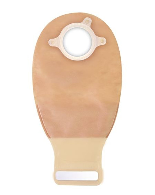 ConvaTec Natura+ Drainable Transparent Ostomy Pouch with InvisiClose Tail Closure and Filter (for gas production).