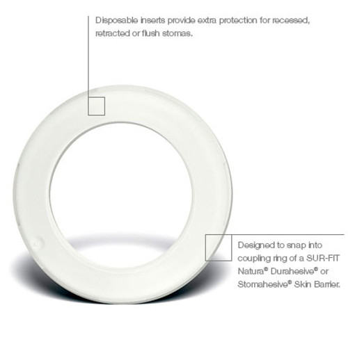 SUR-FIT Natura Two-Piece Disposable Convex Inserts