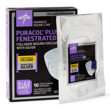MSC8722EPFZ Puracol Plus AG+ Collagen Wound Dressings with Silver