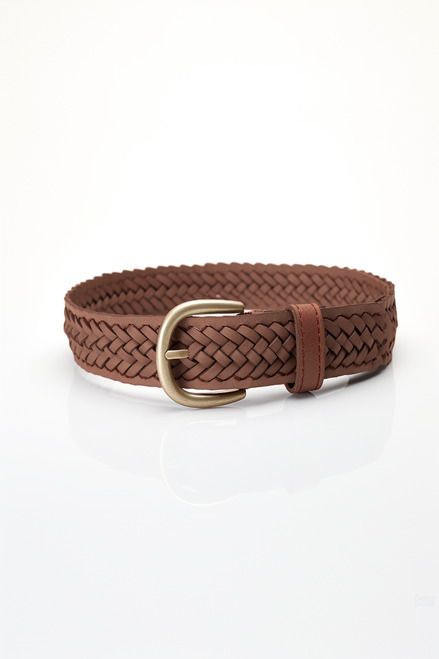 Yvonne Braided Leather Belt