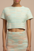 Ambrosia Cropped Shirt and Mini Skirt Co-Ord