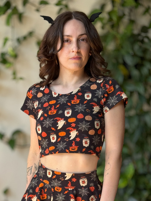 Spooky Femme Cut Tee (Cropped or Full Length)