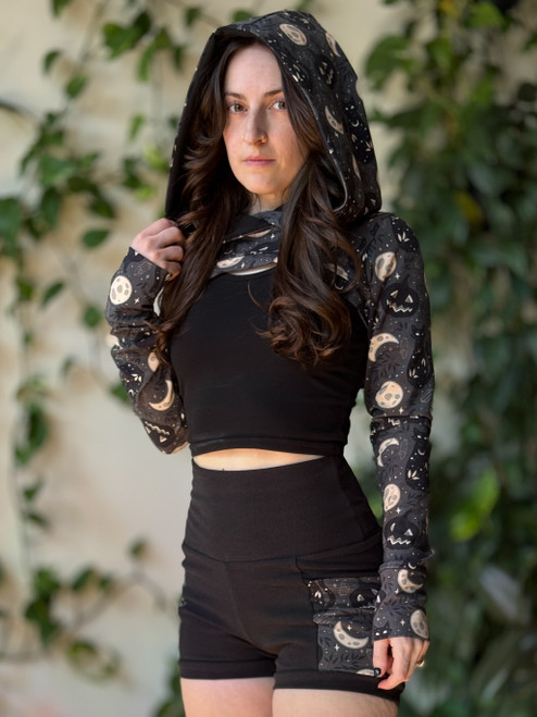 Small Black Cat Shrug [READY TO SHIP]