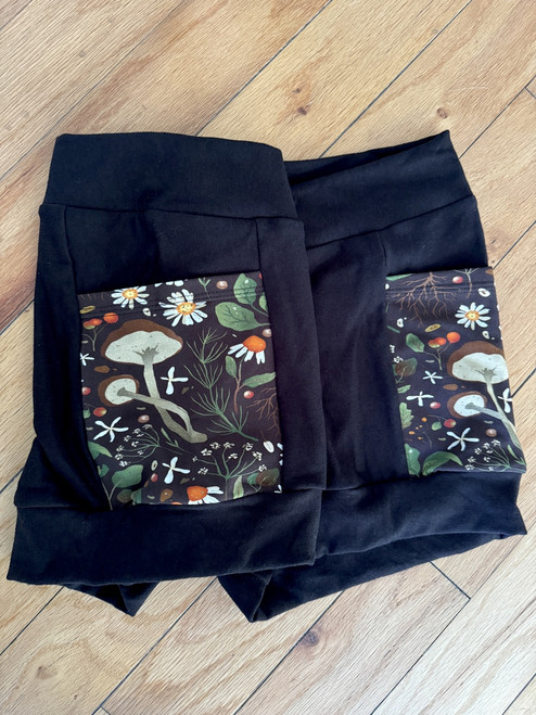Large Mushies Pocket Shorts [READY TO SHIP]