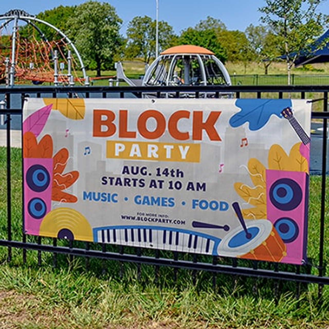 Block poster Carnival - coloring page for 25 people - Yoors