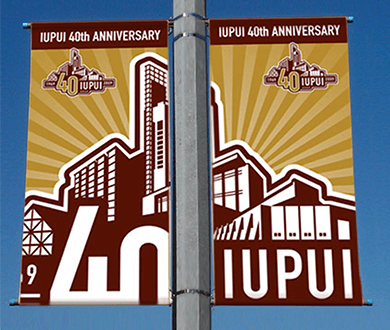 Pole Banners & Signs Custom Street Pole Signage Half Price Banners