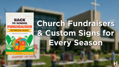 Church Fundraisers and Custom Signs for Every Season