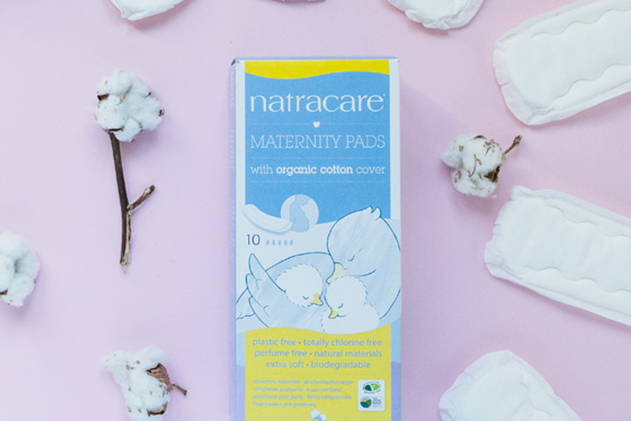 Natracare - Cotton New Mother Natural Maternity Pads - 10 Pad(s