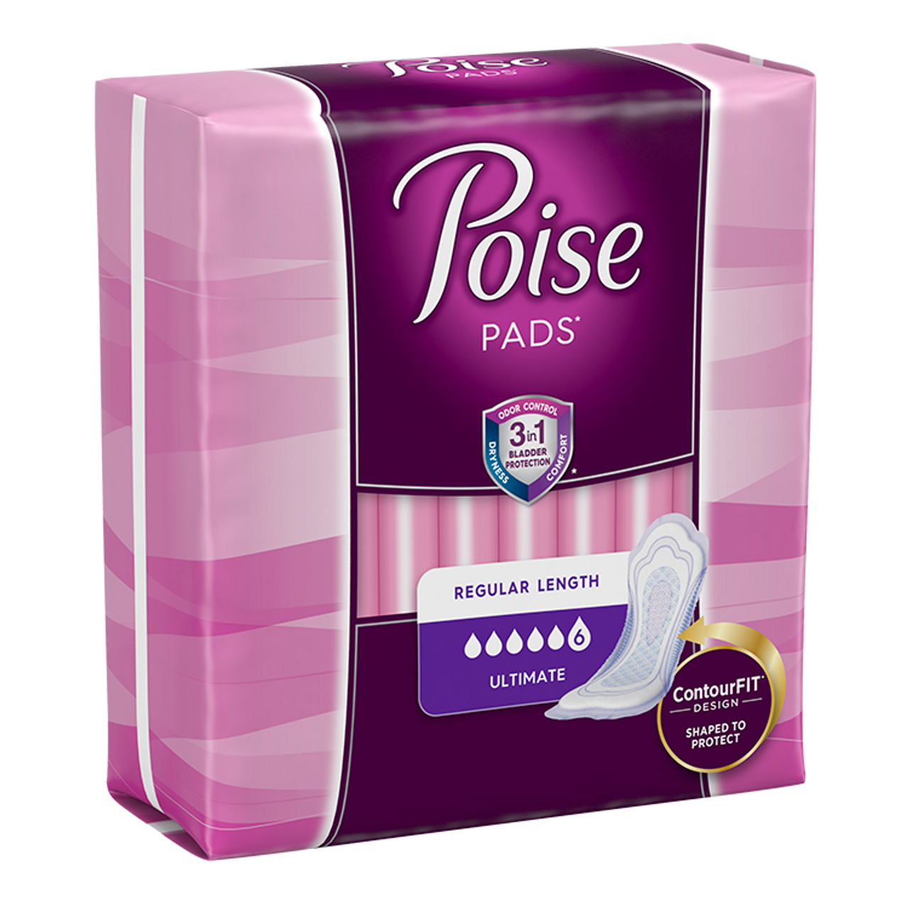 Poise Maximum Absorbency Long Incontinence Pads