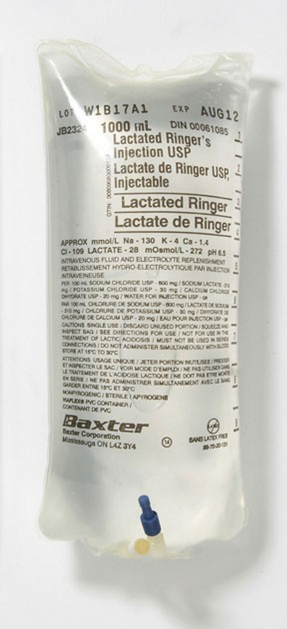 Lactated Ringer s Injection USP 1000mL In His Hands Birth Supply