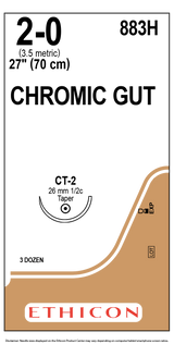 Suture CT-2, 2.0, Chromic Gut