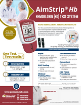 AimStrip® Hemoglobin Test Cartridges