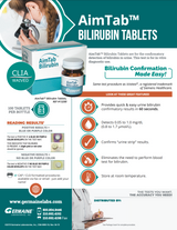 AimTab Bilirubin Tablets, 100/bottle