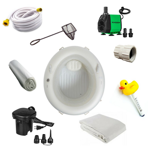 Birth Pool in a Box Personal Pool PACKAGE (REGULAR Size)in WHITE Birth Pool in a Box Personal Pool PACKAGE (REGULAR Size)in WHITE