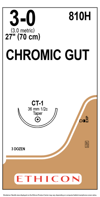 Suture CT-1 3.0 Chromic Gut