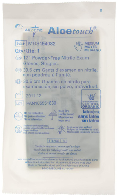 Medium Nitrile Sterile Glove - Single