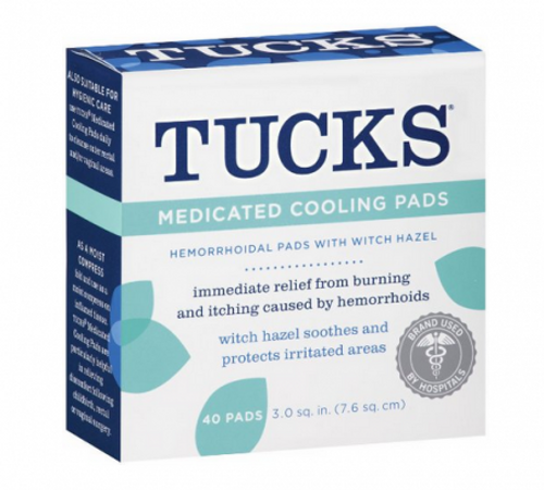 Tucks Medicated Cooling Pads, 40 count