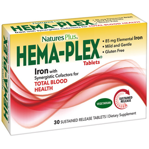 Nature's Plus Hema-Plex® - 30 Tablets