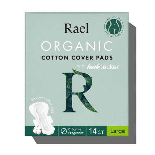 https://cdn11.bigcommerce.com/s-nuj3c/images/stencil/500x659/products/4000/4903/ORGANIC_COTTON_COVER_PADS_RAEL-LG14-V10-01_DTC_14_COUNT_LARGE_BOX_FRONT__79465.1709672306.jpg?c=2