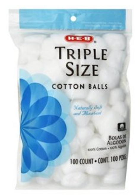 Cotton Balls, 100 count