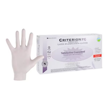 Small Latex Powder-Free Non-Sterile Gloves, Box of 100 - In His Hands Birth  Supply