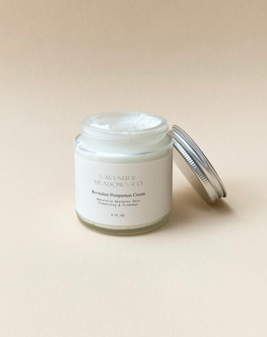 Revitalize Postpartum Cream 4oz by Lavender Meadows Co | In His Hands
