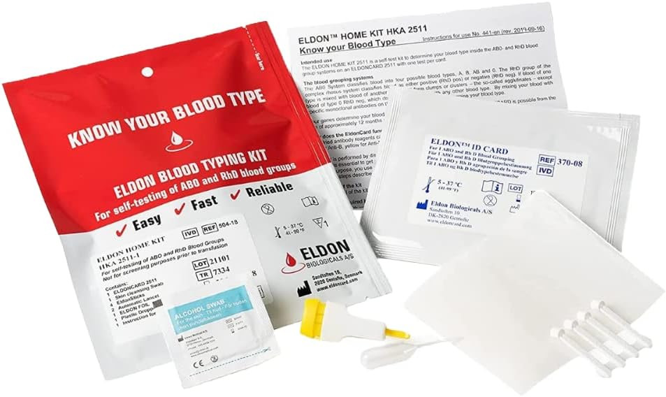 Blood Typing Kit - Eldoncard | In His Hands