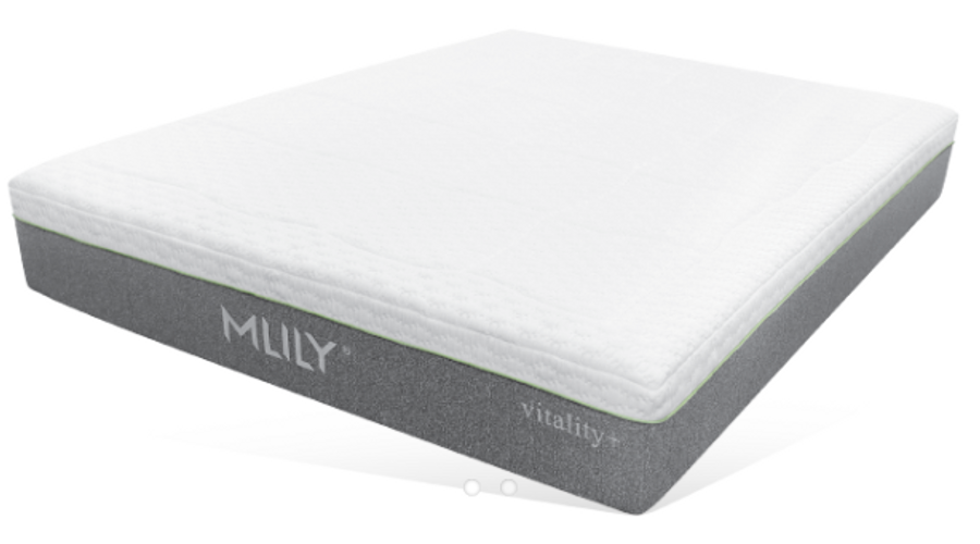 Vitality+ 12" Medium Firm Copper Infused Memory Foam Mattress By MLILY