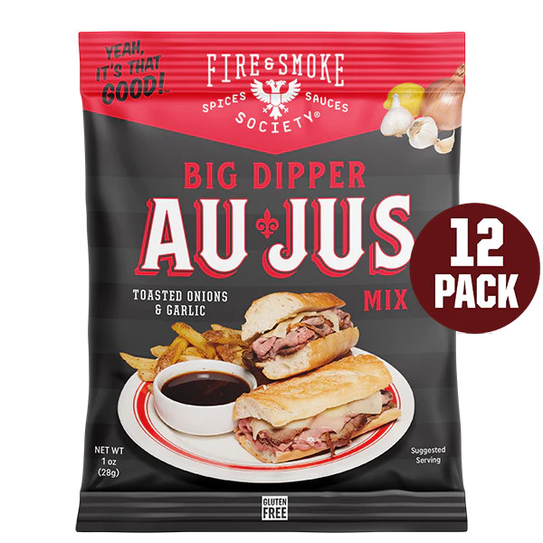 FIRE AND SMOKE SOCIETY Bigg Dipper Au Jus Gravy Mix (12)