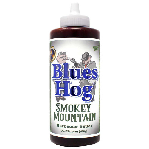 Blues Hog Smokey Mountain BBQ Sauce 24oz Squeeze Bottle (6)