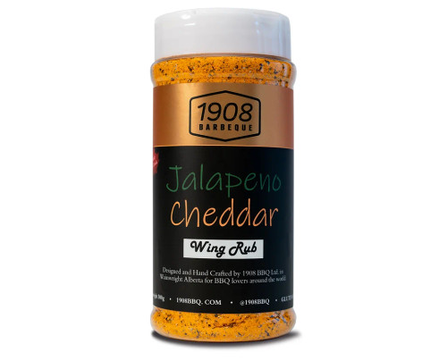 1908 BBQ Jalapeno Cheddar Rub 275g (12)