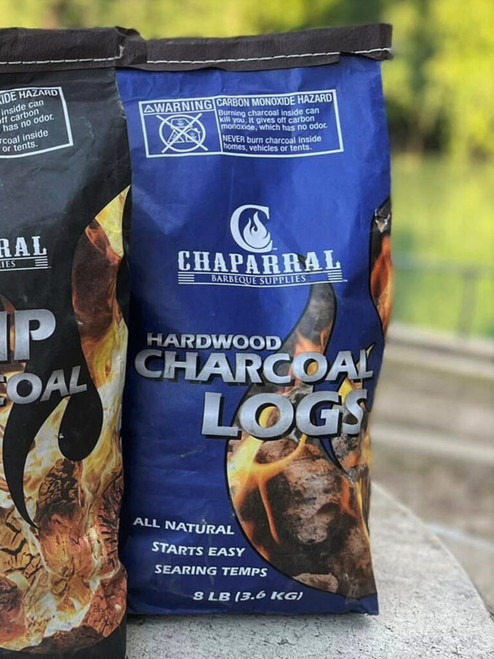 Chaparral Hardwood Charcoal Logs (104 pallet) call for freight on charcoal