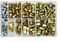 Assorted Brake Pipe Nuts & Connectors – 186 Piece Set