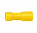 Yellow Fully Insulated Female Spade Disconnect Terminals (Pack of 100) LONG