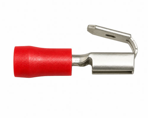 Red Piggy-back 6.3mm terminals Pack of 100