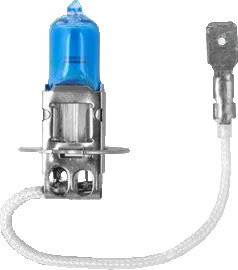 EB483-B Bulbs 12v-100w PK22S H3 CAP COOL BLUE (Pack of 10)